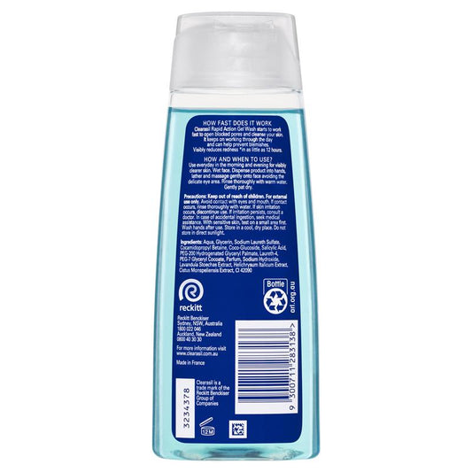 Clearasil Ultra Rapid Action Gel Face Wash - 200ml-Auzzi Store