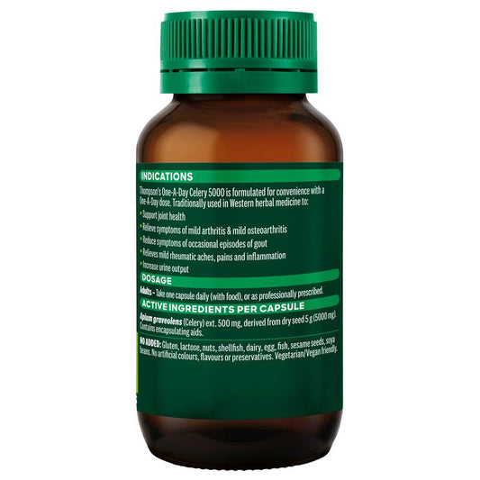 Thompson's One-A-Day Celery Seed 5000mg Joint Support – 60 Capsules – view 2