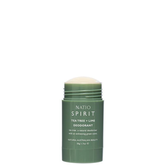 Natio Spirit Tea Tree + Lime Roll-On Deodorant - 50g