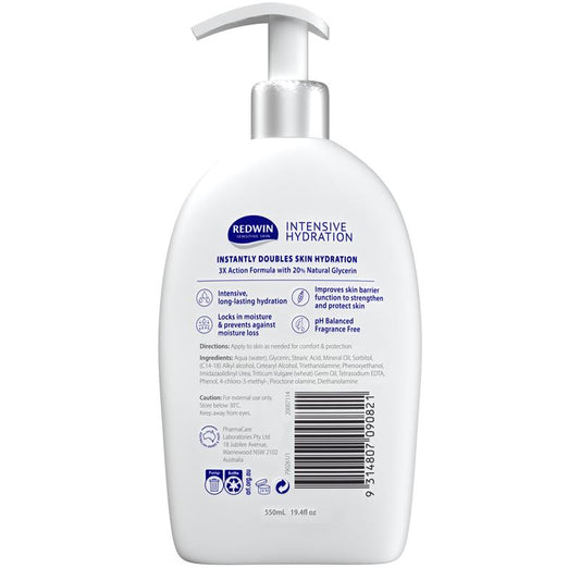 Redwin Sorbolene Intensive Hydration Lotion 550ml – view 2 - Auzzistore