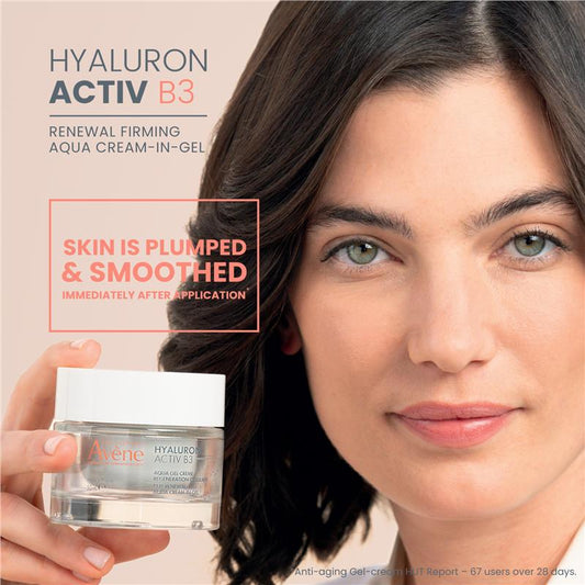 Avene Hyaluron Activ B3 Renewal Firming Aqua Cream-In-Gel 50ml - Anti-Aging Hydration – view 2 - Auzzistore