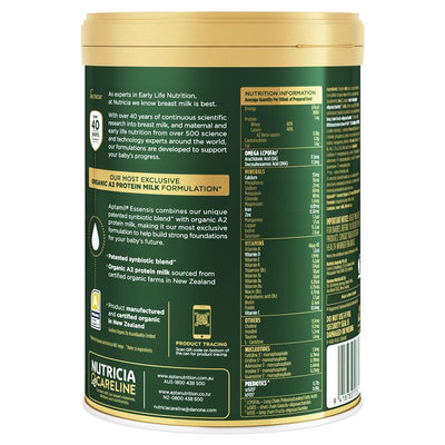 Aptamil Essensis Organic A2 Protein Milk 1 - 900g Premium Infant Formula