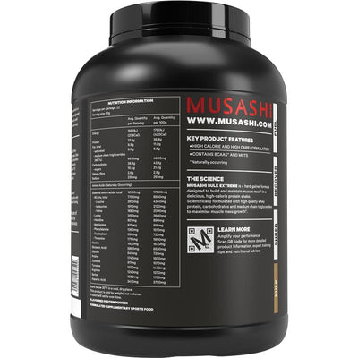 Musashi Bulk Extreme Vanilla Protein Powder - 2kg