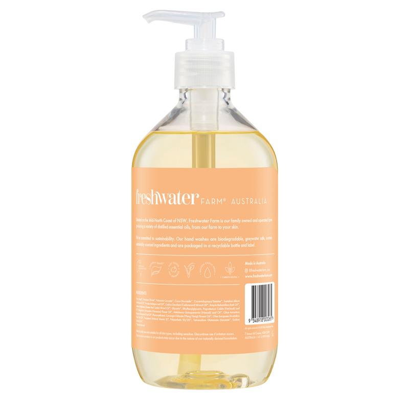 Freshwater Farm Kunzea + Sandalwood Oil Hand Wash 500ml - Nourishing Cleanse