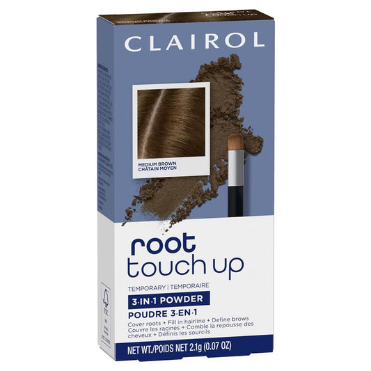 Clairol Root Touch Up Root Concealing Powder Medium Brown 2.1g - Quick Grey Coverage – view 2 - Auzzistore