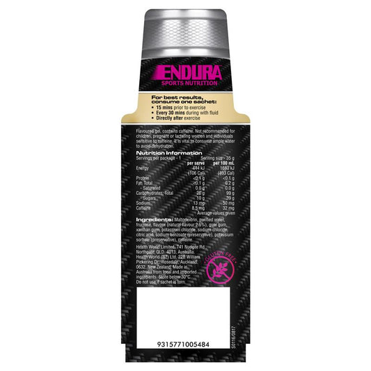 Endura Sports Energy Gel - Vanilla Flavor (35g)-Auzzi Store