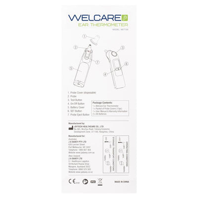 Welcare 2 In 1 Ear Thermometer - Fast & Accurate Temperature Readings