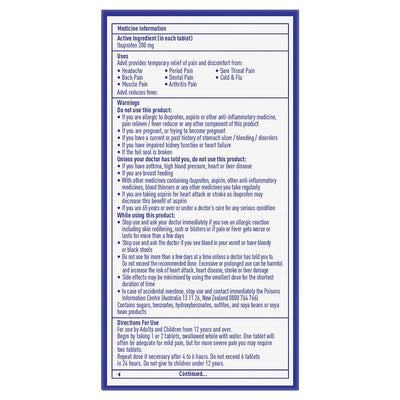 Advil Ibuprofen Pain Relief Tablets - 24 Count