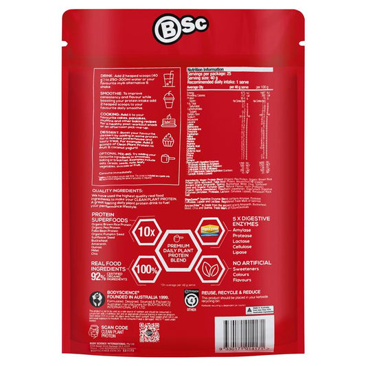 BSc Clean Plant Protein Premium Vanilla - 1kg – view 2