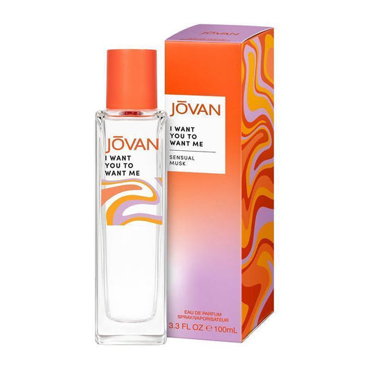 Jovan Genderless I Want You To Want Me Eau de Parfum 100ml - Sensual Amber Musk - Auzzistore