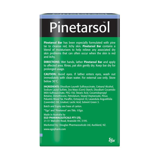 Pinetarsol Bar 100g - Soap-Free Cleansing Bar for Itchy Skin-Auzzi Store