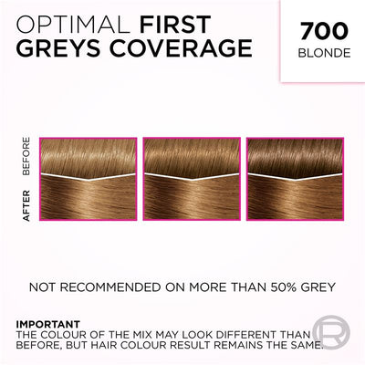 L'Oreal Paris Casting Crème Gloss Semi-Permanent Hair Colour - 700 Dark Blonde (Ammonia Free)