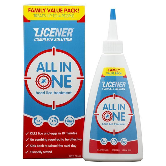 Licener Complete Solution Head Lice Treatment 200ml - Effective & Easy