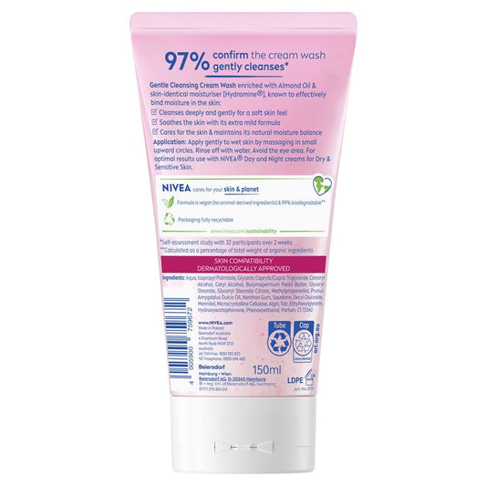 NIVEA Daily Essentials Gentle Face Wash Cleanser - 150ml-Auzzi Store