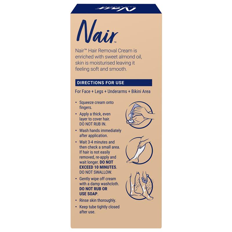 Nair Hair Removal Cream 75g - Smooth Skin with Almond Oil-Auzzi Store