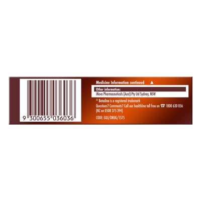 Betadine Cold Sore Ointment Cream - 7.5g