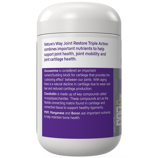 Nature's Way Joint Restore Triple Action 120 Tablets - Support Joint Health – view 2 - Auzzistore