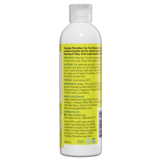 Thursday Plantation Tea Tree Original Anti-Dandruff Shampoo 250ml - Soothe Your Scalp Naturally-Auzzi Store