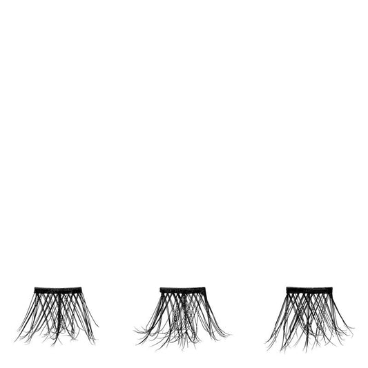 Glam By Manicare Glam Ready Pre-Glued Lizzie Cluster Lashes Luxe - 3 Sets