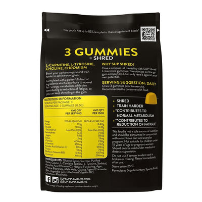 SUP Shred Gummies Citrus Rush - 35 Count