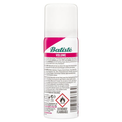 Batiste Hair Benefits Volume Dry Shampoo 50ml - Travel-Friendly Volume Boost