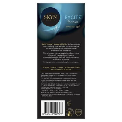 Skyn Excite Gel For Him 15ml - Arousal Gel for Enhanced Pleasure