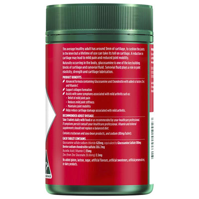 Nature's Own Glucosamine Sulfate & Chondroitin Advanced 180 Tablets - Joint Health Support
