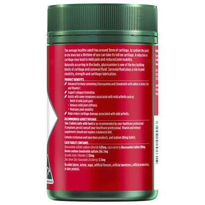 Nature's Own Glucosamine Sulfate & Chondroitin Advanced 180 Tablets - Joint Health Support