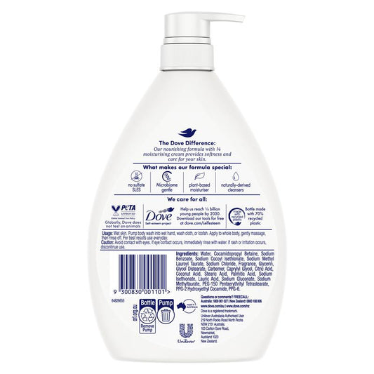 Dove Triple Hydrate Moisturizing Body Wash, 1L, Sulfate-Free – view 2