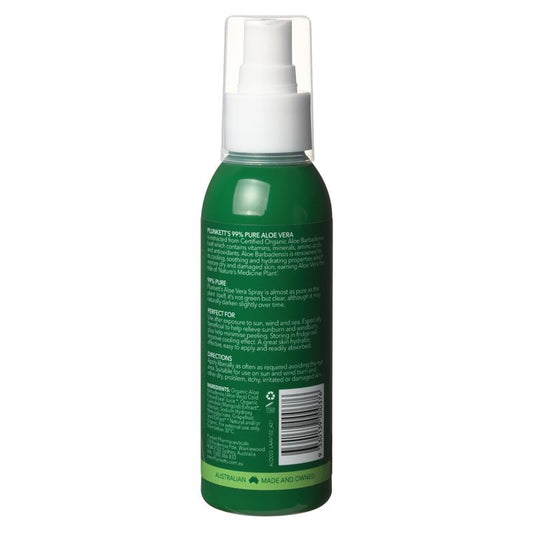 Plunkett's 99% Pure Aloe Vera Cooling Spray 125ml - Instant Relief for Sensitive Skin-Auzzi Store