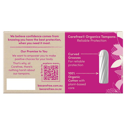 Carefree Organic Tampon Regular 16