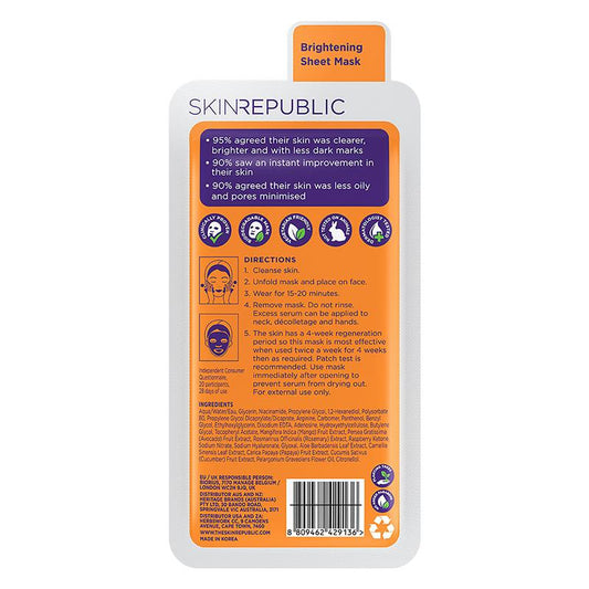 Skin Republic Niacinamide Sheet Mask 25ml – view 2