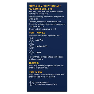 NIVEA MEN Protect & Care Face Moisturiser SPF15 - 75ml