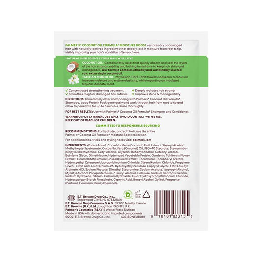 Palmer's Coconut Oil Deep Conditioning Protein Pack - 60g-Auzzi Store