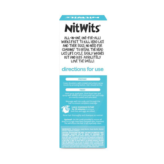 NitWits All In One Head Lice Solution - 120ml-Auzzi Store