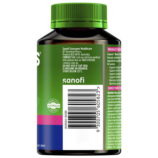 Cenovis Once Daily Women's Multivitamins & Minerals 50 Capsules-Auzzi Store