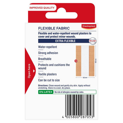 Elastoplast Flexible Fabric Dressing - 6cm x 10cm, 10 Pack