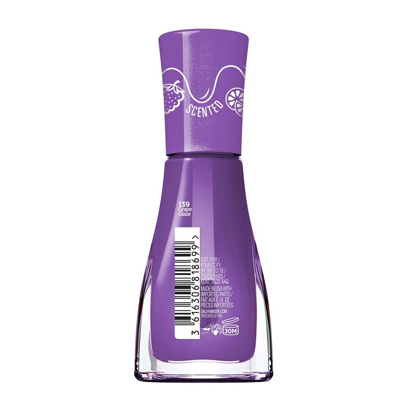 Sally Hansen Insta-Dri Scented Nail Polish Syrup Collection Grape Glaze 9.17ml Limited Edition