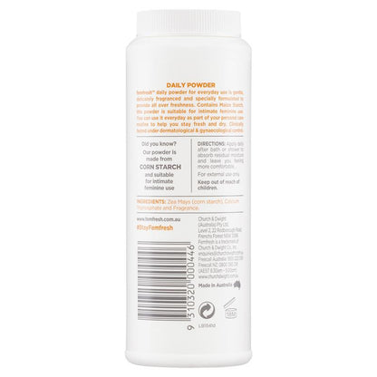 Femfresh Talc-Free Intimate Powder 100g – Corn Starch, Gentle Formula