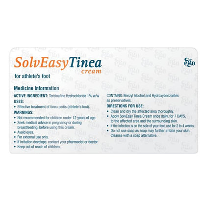 SolvEasy Tinea Cream for Athlete's Foot - 30g-Auzzi Store