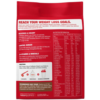 Naturopathica Fatblaster Weight Loss Shake - Chocolate (465g)