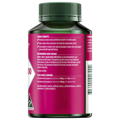 Nature's Own High Strength Cranberry Extract 50,000mg – 90 Capsules