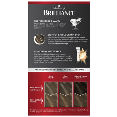 Schwarzkopf Brilliance L75 Brown Sugar - Effortless Colour & Lightening