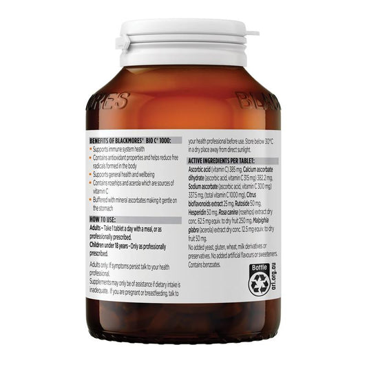 Blackmores Bio C 1000 Vitamin C with Bioflavonoids, 150 Tablets – view 2