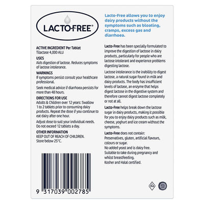 Lactofree 100 Tablets - Digestive Support for Dairy Lovers
