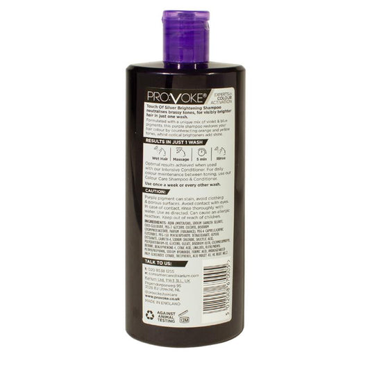 Provoke Touch Of Silver Intensive Brightening Shampoo - 200ml-Auzzi Store