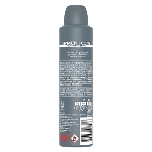Dove Men+Care 48h Stain Defense Antiperspirant Spray 250ml – view 2