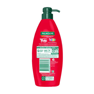 Palmolive Kids 3 In 1 Merry Strawberry 700ml - Fun Bath Time Essential