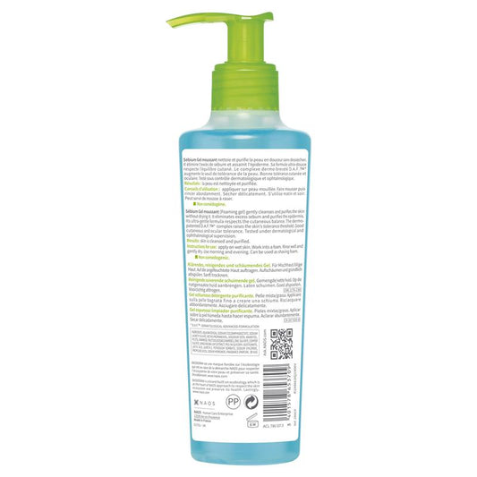 Bioderma Sebium Gel Moussant Gel Cleanser For Oily Skin 200ml - Auzzi Store
