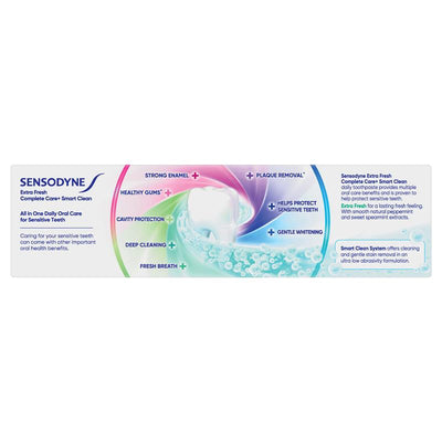 Sensodyne Toothpaste Complete Care + Smart Clean Extra Fresh 100g